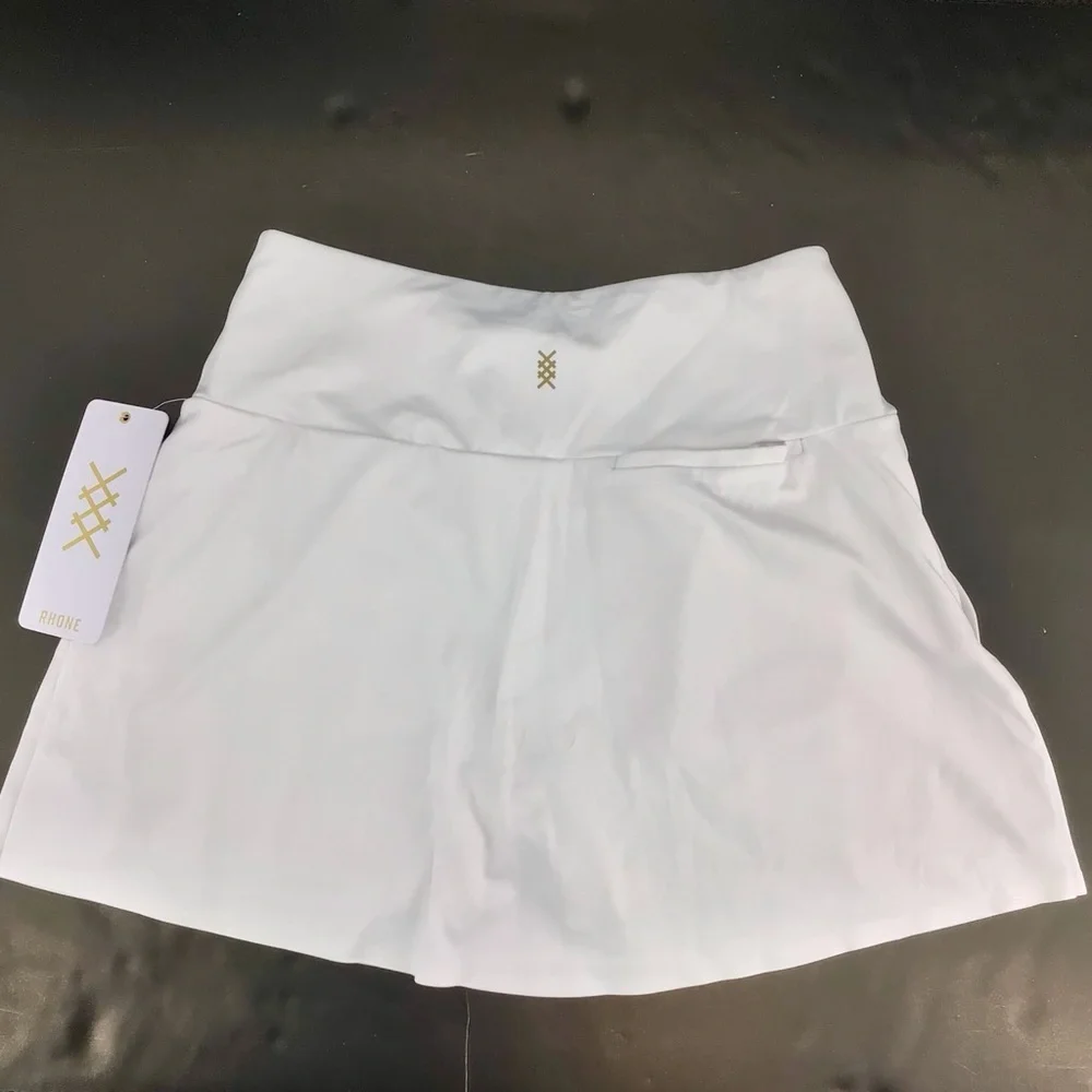 RHONE Course to Court 14-Inch Sport Skort Snow White Size Small - Picture 12 of 12
